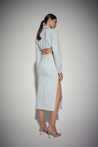 Kianna Carmen Top - Light Blue
