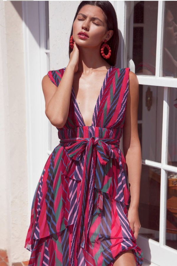 Talulah Sugar & Spice Midi Dress - Candy – Dress Hire AU