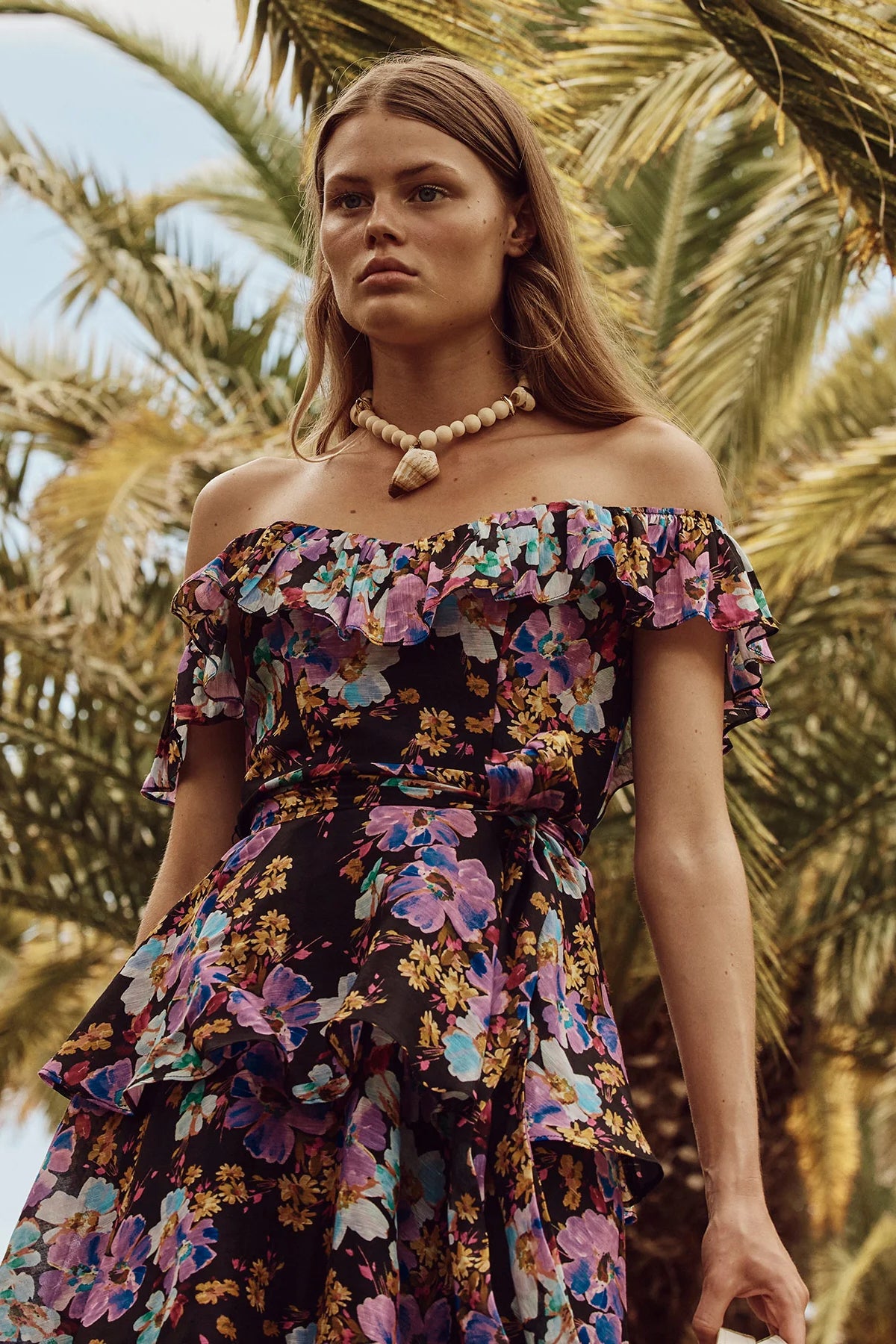 Talulah Evolet Midi Dress Print