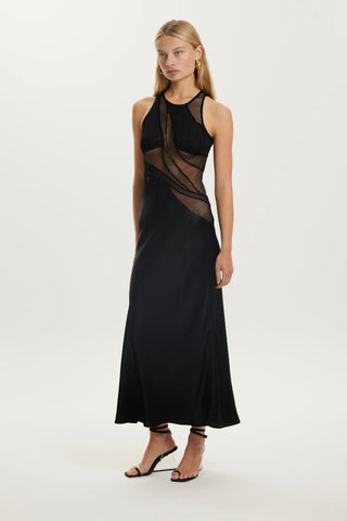 Third Form Crystal Clear Tank Maxi Dress - Black