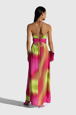 The Wolf Gang Makena Maxi Dress - Liquify
