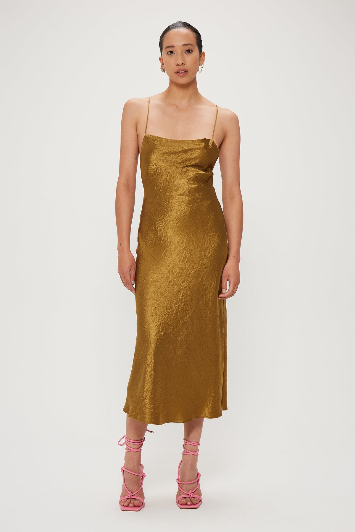 Ganni cameron deals slip dress