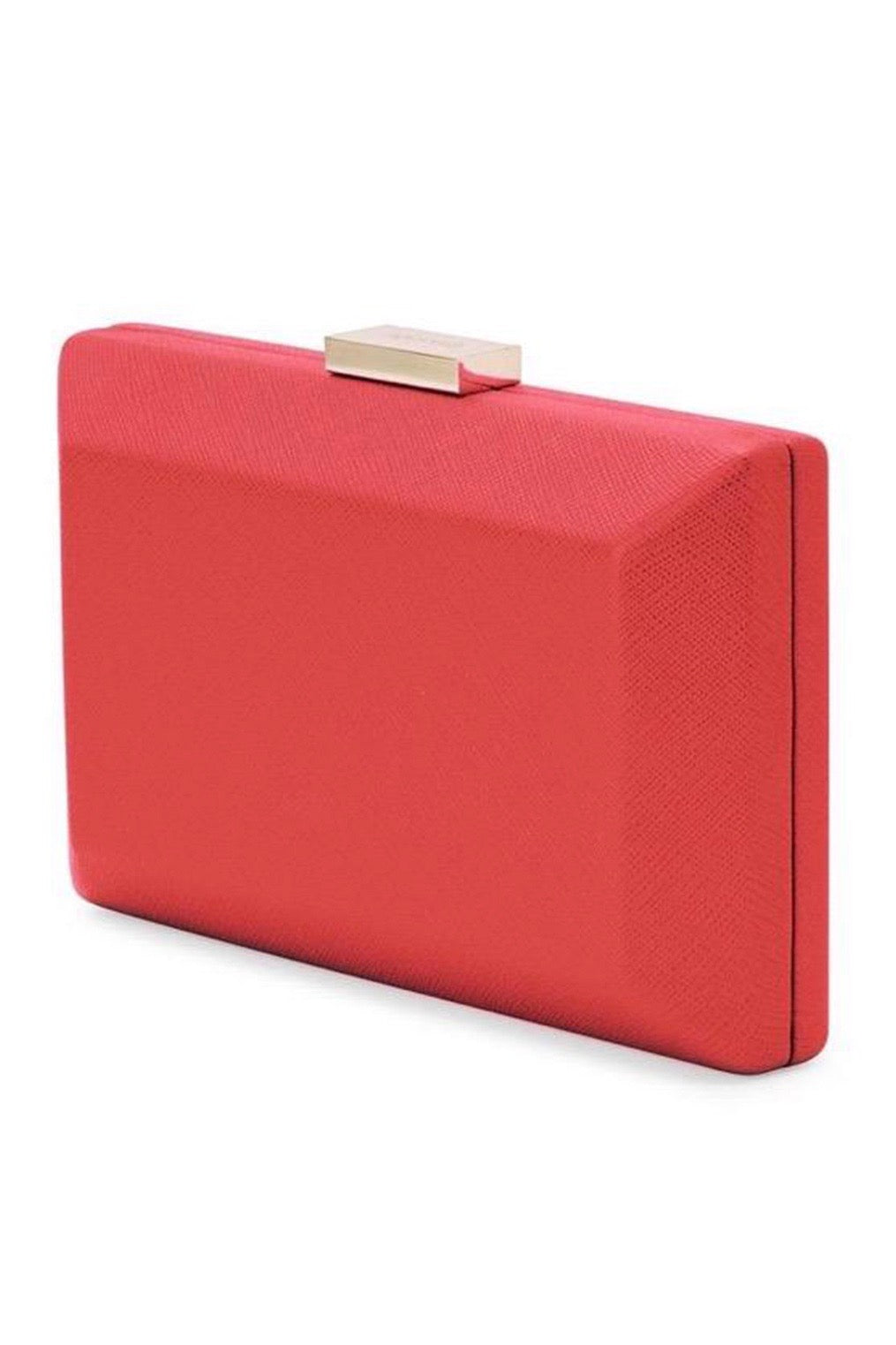 Olga Berg Ava Rectangular Clutch - Coral