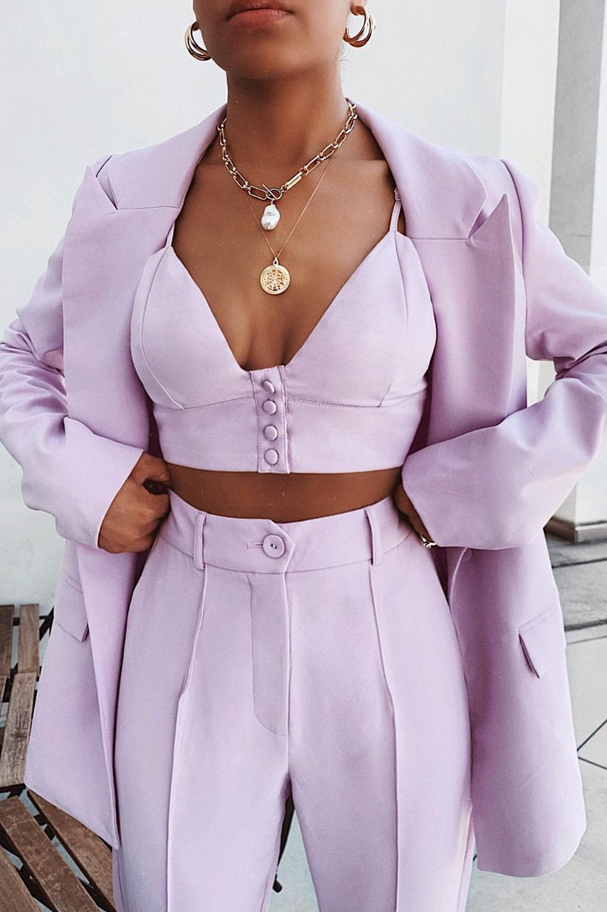 Runaway the Label Need Want Top - Lilac
