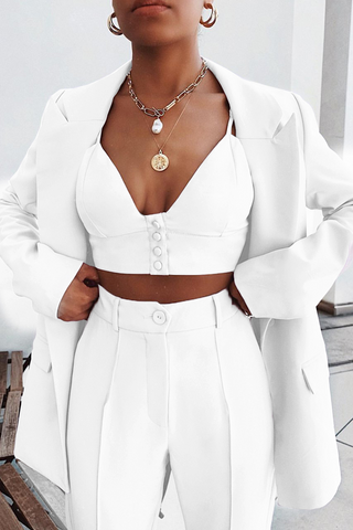 Runaway the Label Need Want Top - White